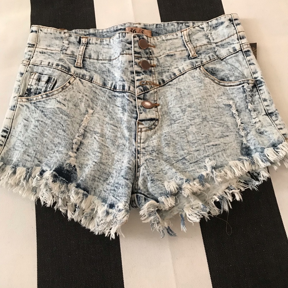 High Waisted Jean Shorts